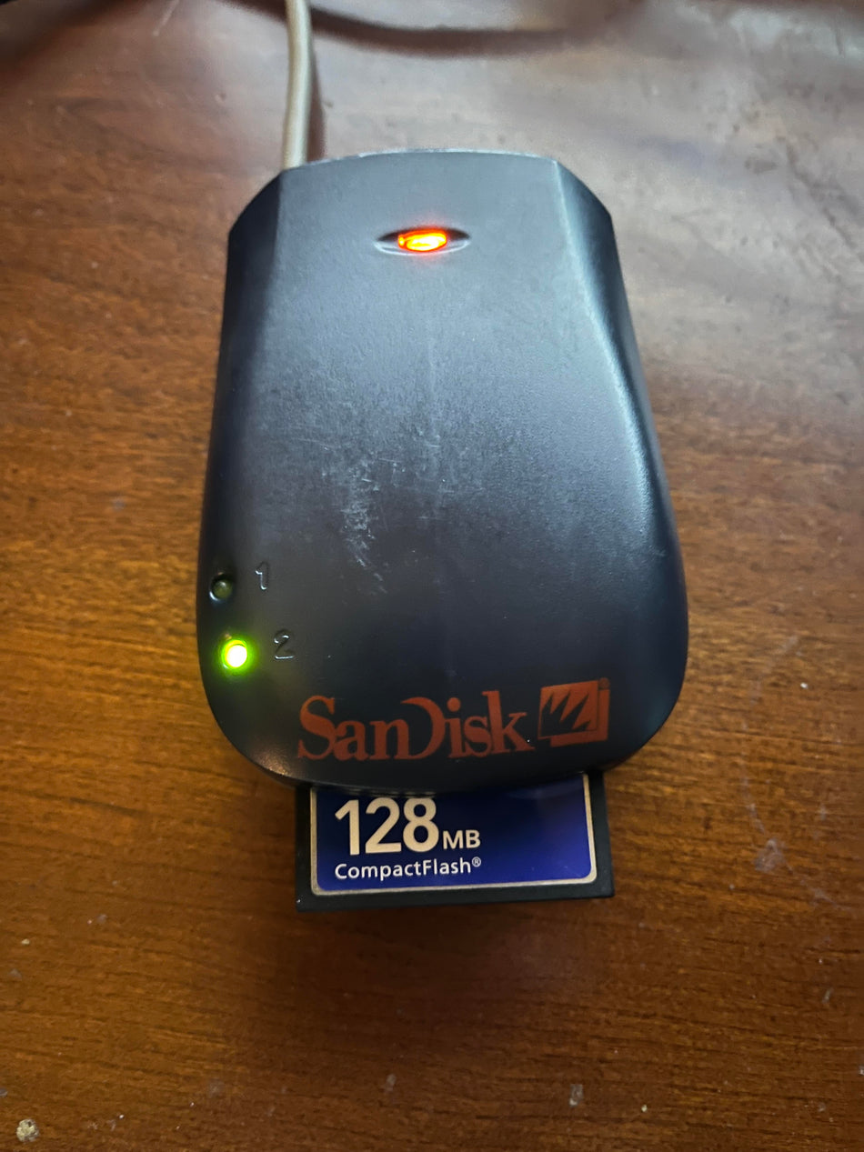 SanDisk Dual Compact Flash Card Reader $5.97