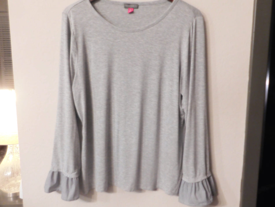 Vince Camuto Long Sleeve Shirt With Bell Sleeves-Size XL SaveEZ