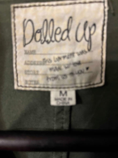 Dolled Up Womens Light Jacket Size M-SaveEZ