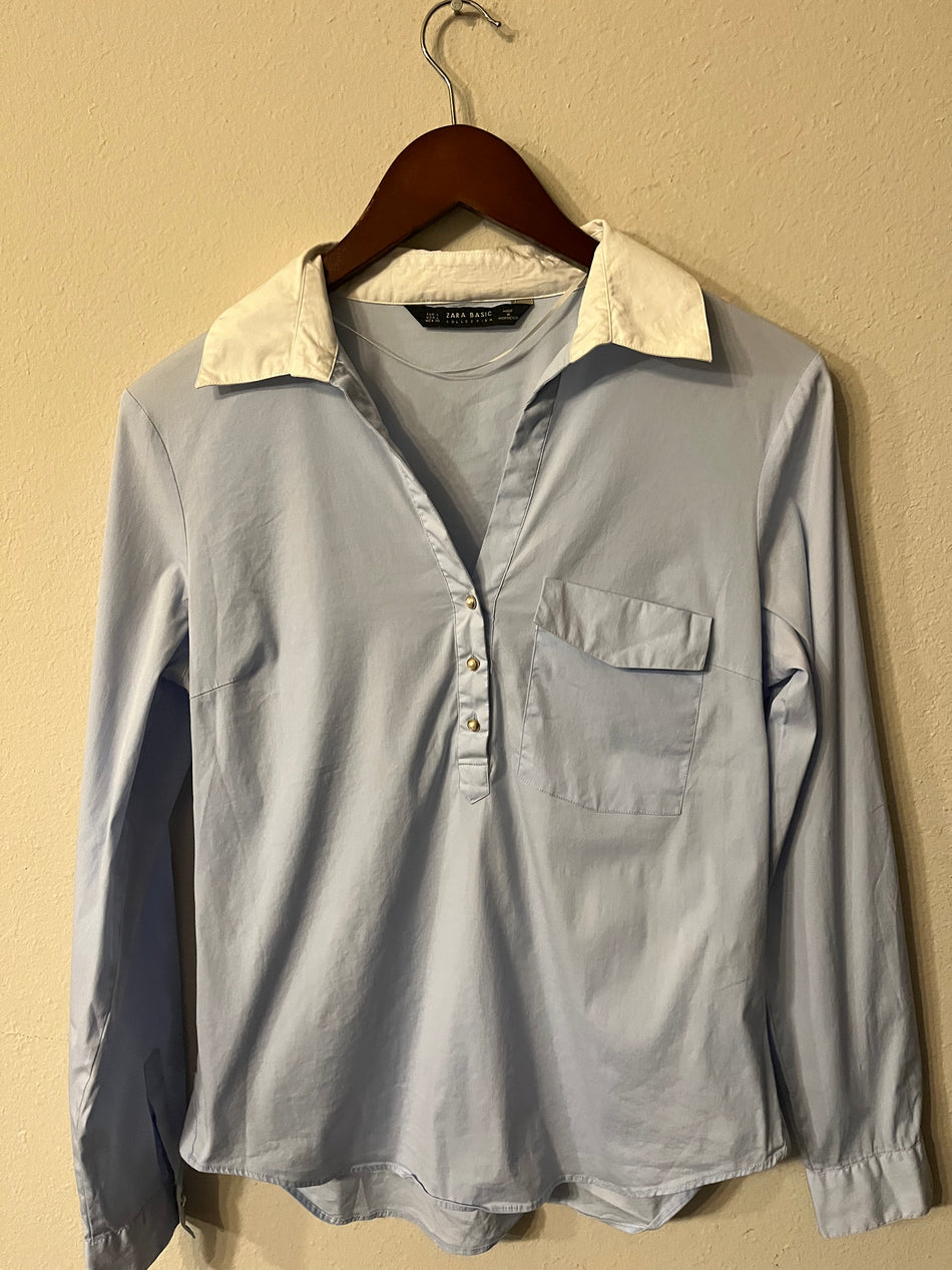 Zara Basic Collection- -Long sleeve top-Size L