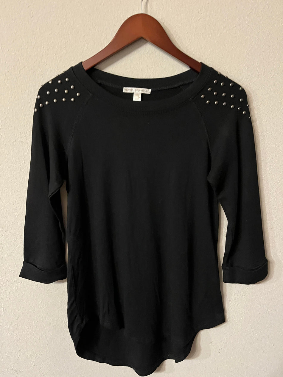 Maria Gabreielle Studded Top