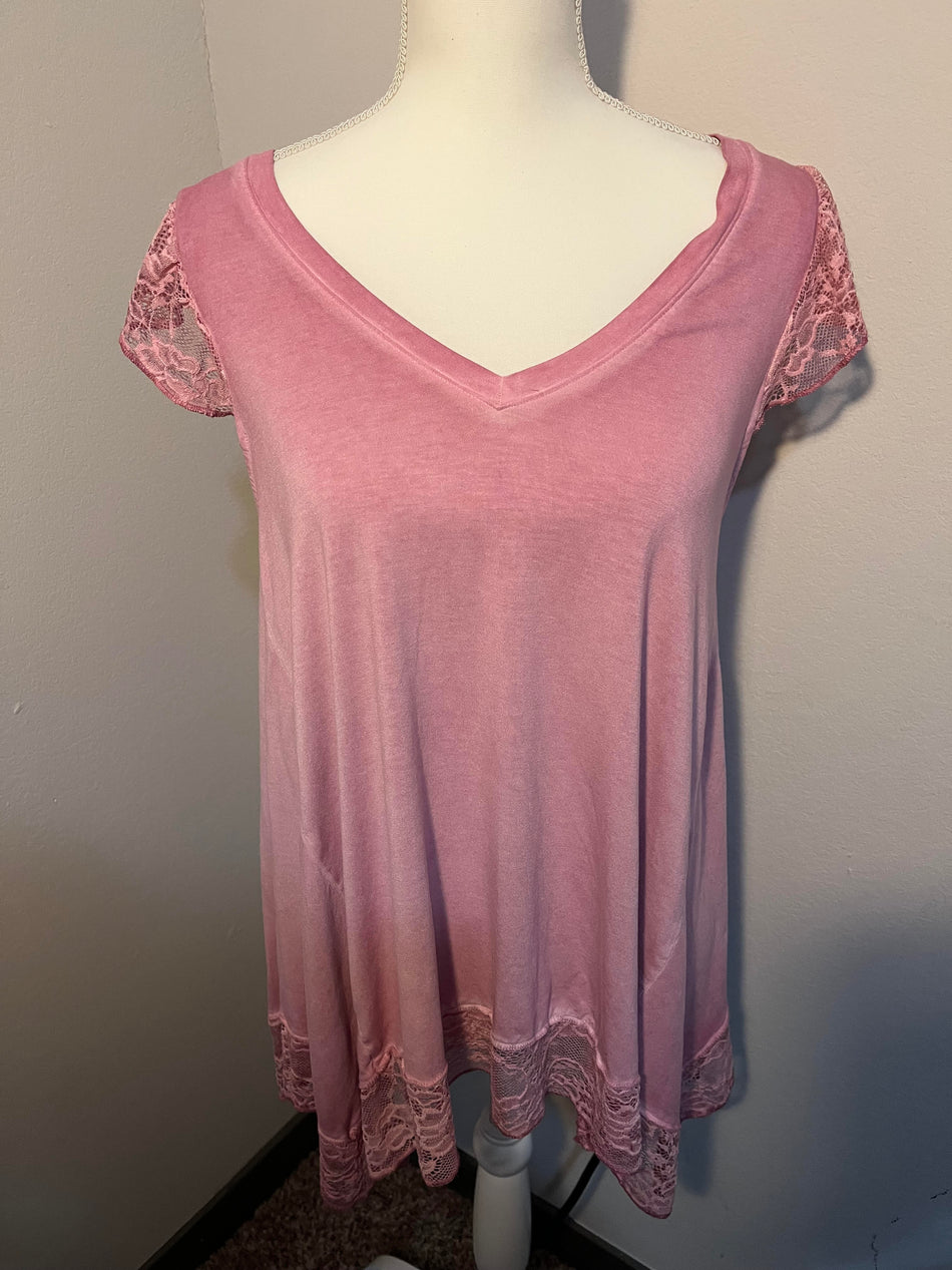 Torrid Super Soft Plus Size 0 LaceTop