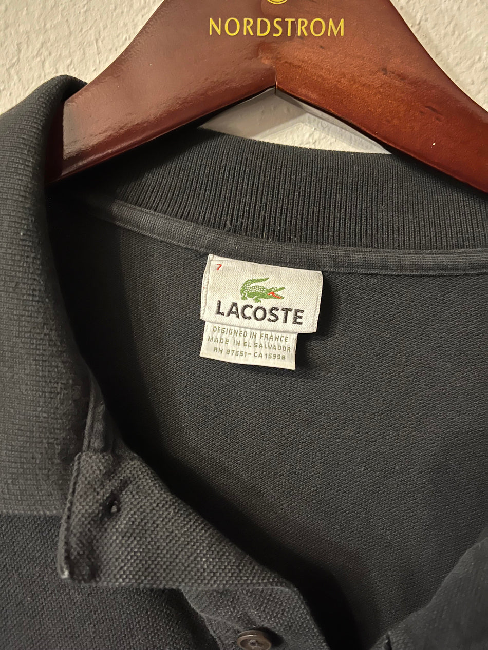 Lacoste Short Sleeve Polo Shirt Size 7 France US XL